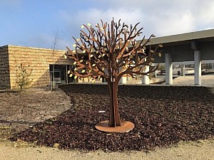 gedenkboom bij crematorium Lommel