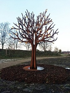 Gedenkboom bij crematorium Lommel 2