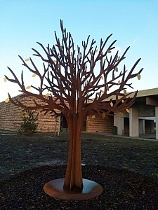 Gedenkboom bij crematorium Lommel 1